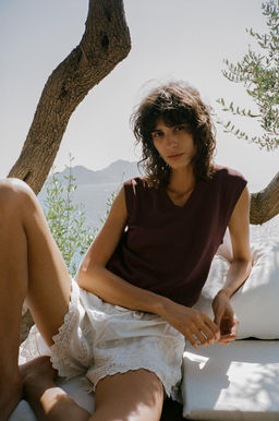 EMBROIDERED COTTON SHORTS - Zara фото 2