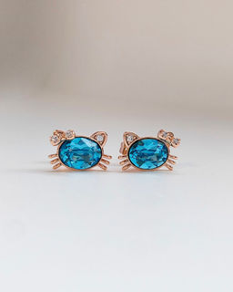 Серьги с кристаллами Swarovski