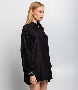 Рубашка #ОКТ115003, чёрный