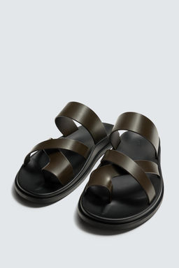 SANDALIA TIRAS / Verde agua