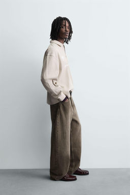 CABLE KNIT TEXTURED POLO SHIRT - Zara фото 4