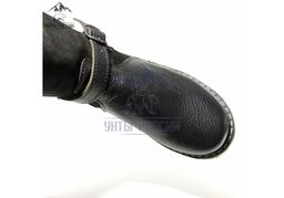 Монголки подростковые черные, войлочная подошва