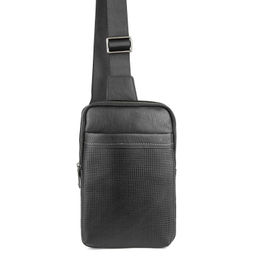 Мужская сумка-слинг из экокожи