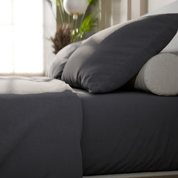 Постельное бельё Этель Дуэт Серая гавань 143х215-2 шт, 220х240, 50х70-2 шт, 100% хлопок, бязь 125 г/м2  фото 7