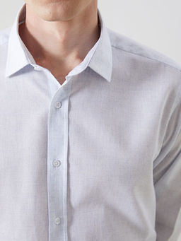 Slim Fit Uzun Kollu Poplin Erkek G?mlek