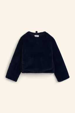 LIMITED EDITION FAUX FUR SWEATSHIRT - Zara фото 9