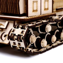 Сборная модель «Трактор ДТ-75», 412 деталей, 20×10.5×13 см