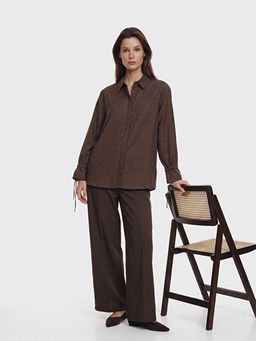 Desenli Modal Kar???ml? Kad?n G?mlek Tunik