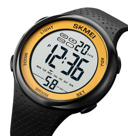 Часы наручные Skmei мужские электронные спортивные 1856black-gold