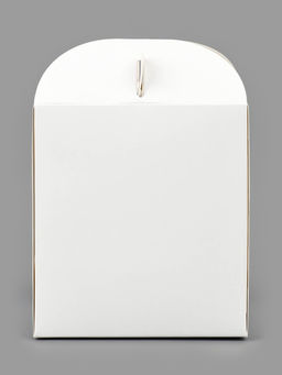 Цена за 5 шт. Упаковка для кондитерских изделий под 1 капкейк «Белая», 9×9×10 см