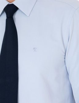 A__k Mavi Slim Fit Uzun Kollu Basic G_mlek - Pierre cardin фото 7