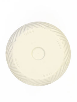 Кашпо для цветов «Рамона», 7.8 л, d=28 см, h=25.5 см, со вставкой, пластиковое, белое