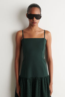 VESTIDO ESCULPIDO CON LUNARES JACQUARD - H&m фото 3