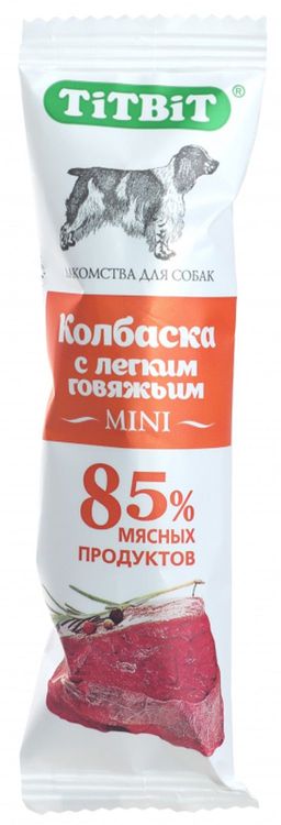 Титбит Колбаска с легким говяжьим mini 4607029104182