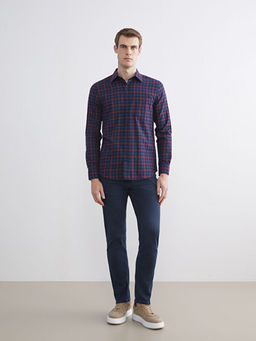 Ekose Gabardin Erkek G?mlek