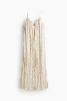 Vestido efecto arrugado con tirantes espagueti - H&m фото 3