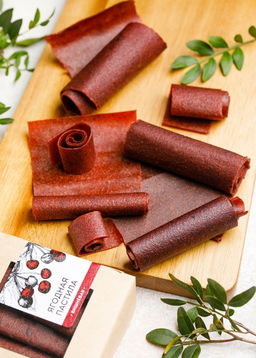 Ягодная пастила вишнёвая, 100 г - Сибирский кедр фото 2