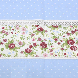 "Английский сад" Скатерть 120х145см, длина стола до 105см, на 4 персоны, хлопок "Премиум" 186г/м2, "Домашняя мода" (Россия)