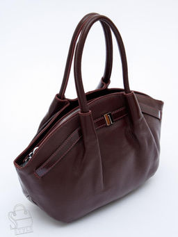 Сумка женская кожаная 2346-2Y d.purple Polina&Eiterou  в Новосибирске