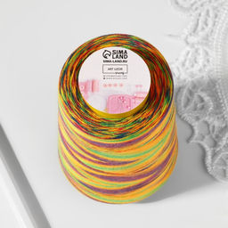 Нитки мультиколор 40/2, 2700 м, разноцветные