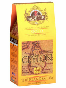 Коллекция Чайный остров Цейлон/ Золотой / (70248) черн. вес 100 г (BASILUR)
