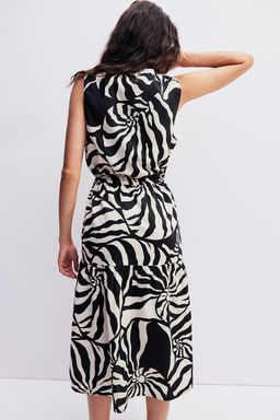 Vestido de algodon con cordon de ajuste - H&m фото 4