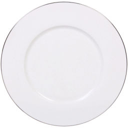 Тарелка фарфоровая "White magic Silver" 31см