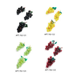 Муляж Виноград 20 шт (16 ягод) 7 см (SF-3321) желтый - Больше подарков фото 4