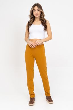 Брюки женские 403L3-32 горчица - Solo mio фото 5