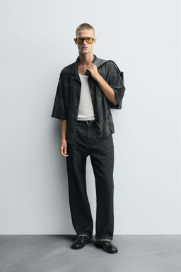 VISCOSE/LINEN SHIRT