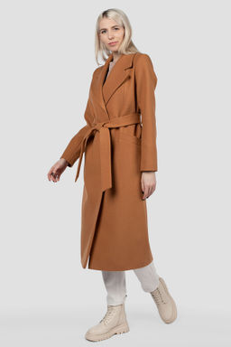 Пальто женское демисезонное (пояс) - El podio фото 2