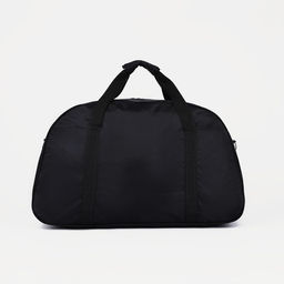 Сумка дорожная на молнии, 2 наружных кармана, длинный ремень, цвет чёрный/синий - Simaland фото 3