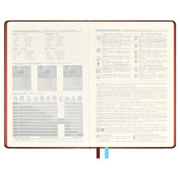 Ежедневник недатированный ESCALADA, А5, 160 л., арт. 63973/ 15 САРИФ КОРИЧНЕВЫЙ  фото 6