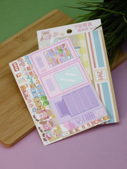 Наклейки-игра "Showcase purple" (20,5*11,5 см)