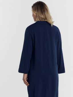 Платье женское домашнее в темно-синем цвете