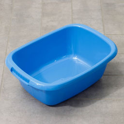 Таз хозяйственный овальный «Водолей», 11 л, пластик, синий