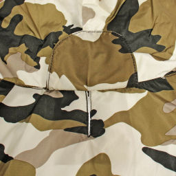 Дождевик для крупных пород собак "KOMFORT", принт хаки, р XL