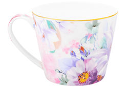 Кружка 450 мл 12,8*10,3*8,5 см Акварель розовая NEW BONE CHINA - Elan gallery фото 13