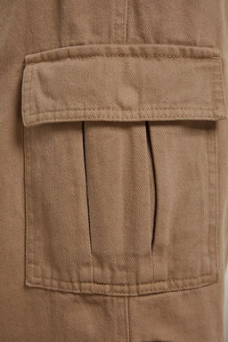 Beyaz Loose Fit Pacas? Baglamal? Kargo Pantolon TMNSS23PL00035 - Trendyolmilla фото 15