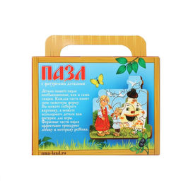 Пазл фигурный. По мотивам русской народной сказки Гуси-лебеди - Лесная мастерская фото 6