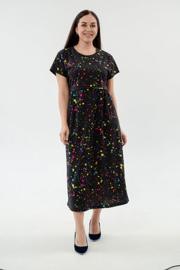 Платье женское из кулирки Миранда акварель - Амадэль фото 9