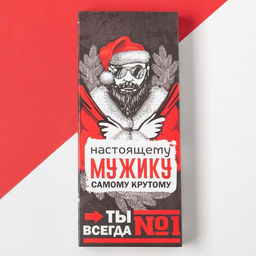 Перчатки мужские новогодние KAFTAN «Настоящему мужику», размер 22