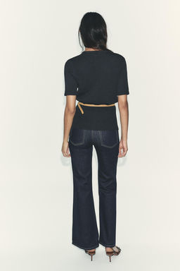 Z1975 HIGH-WAIST FLARE JEANS - Zara фото 4