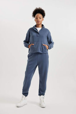DeFactoFit Спортивная толстовка Oversize премиум-класса с высоким воротником  фото 5