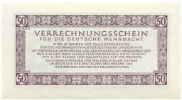 Банкнота 50 рейхсмарок 1944 года Германия (Вооруженные силы Германии)