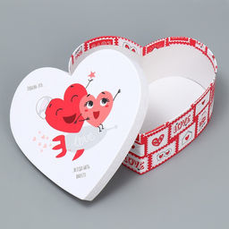 Коробка подарочная, упаковка, «Любовь повсюду», 18.5×17×7.5 см