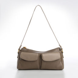 Сумка женская TEXTURA, средний размер, цвет бежево-серый