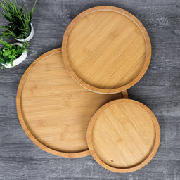 Блюдо сервировочное 3 штуки / WE-609 /уп 36/ 20/24/29.5 - ГалеонТрейд фото 6