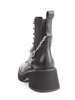 01-GZ6190-L61 BLACK Ботинки демисезонные женские (натуральная кожа) - Фабричный китай фото 5