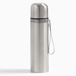 Термос гильза Мастер К, 500 мл, сохраняет тепло 10 ч, нержавеющая сталь, цвет хром